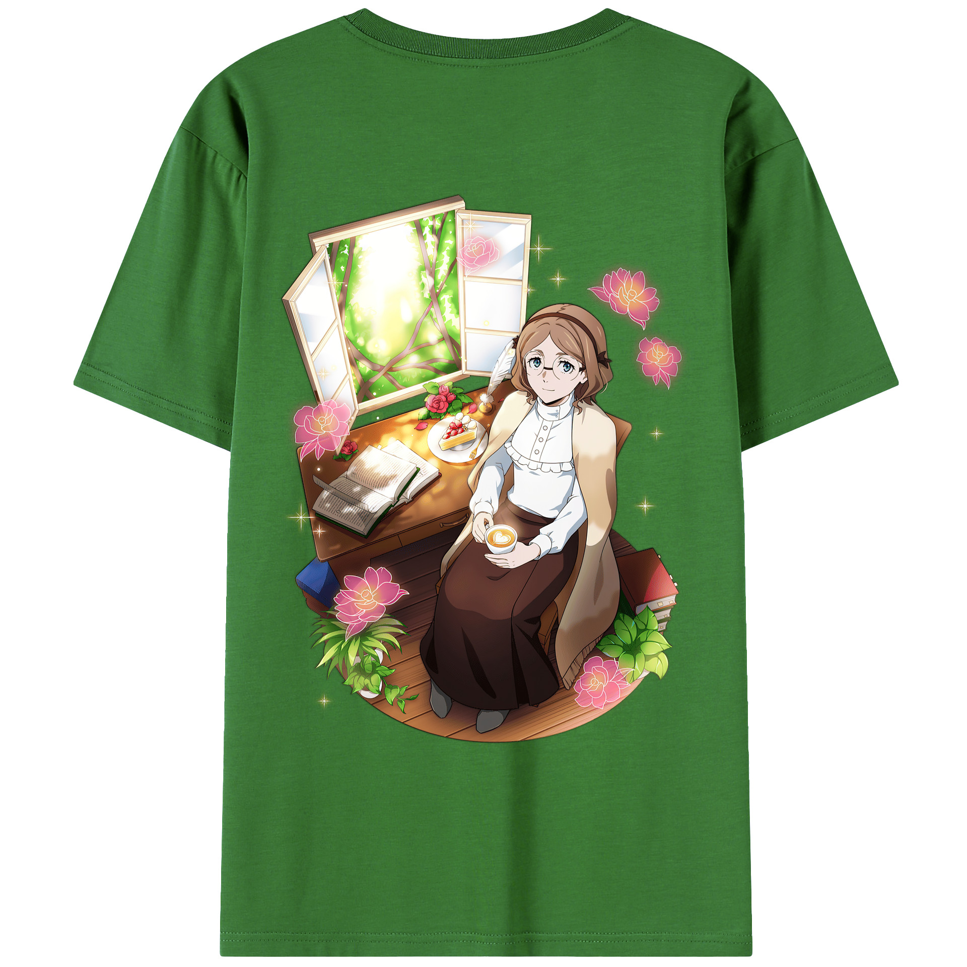 （画像用） 文豪ストレイドッグス Bungo Stray Dogs レディース半袖Tシャツ(バックプリント)